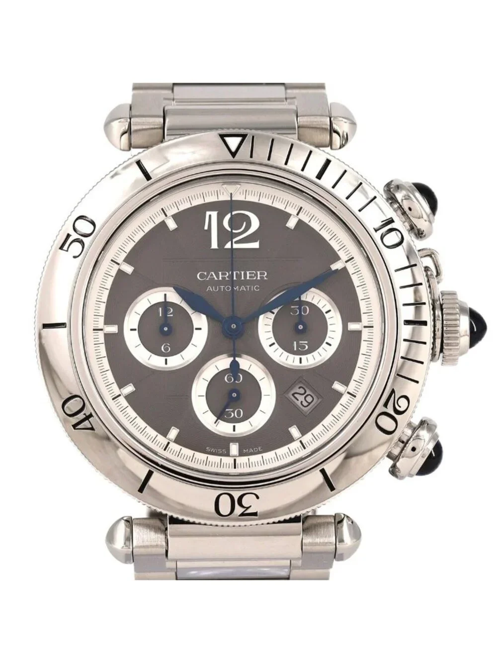 Cartier Pasha de Cartier Chronograph SS Automatic Bracelet